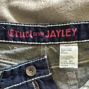 Cruel Girl Jayley Dark Blue Boot Cut Jeans